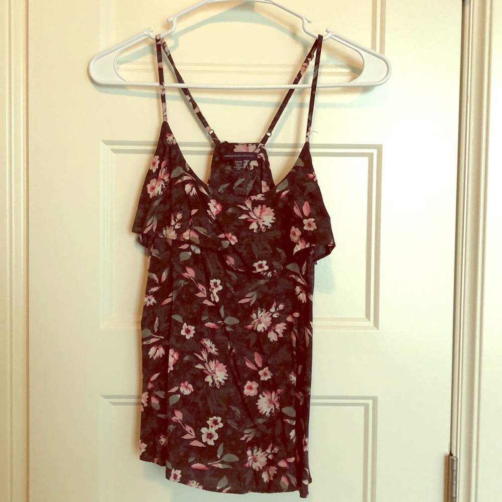 American Eagle Floral Tank